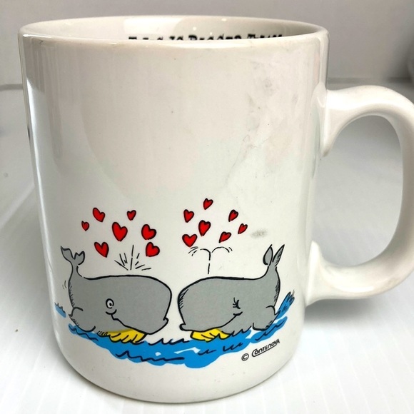 Contenova “This is bigger than both of us” mug Whales - Picture 1 of 4